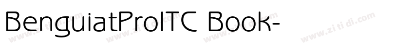 BenguiatProITC Book字体转换